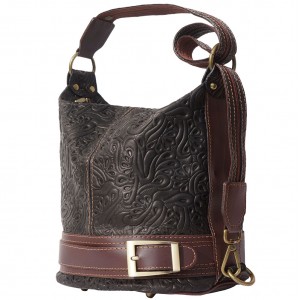 Caterina S leather shoulder bag