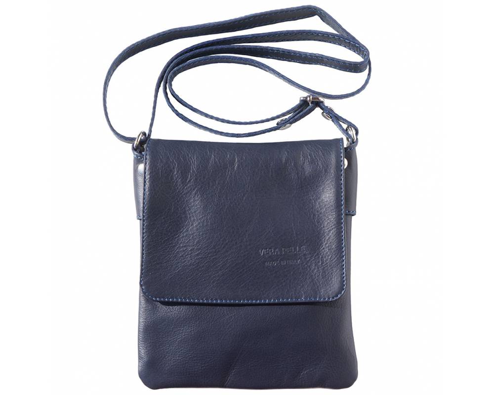 Soft Italian Leather Cross Body Clutch handbag 