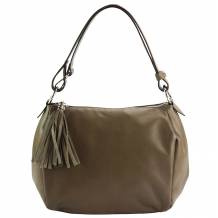 Luisa leather shoulder bag
