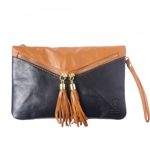 Rufina leather clutch