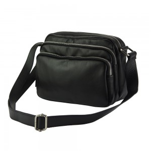 Assunta leather shoulder bag