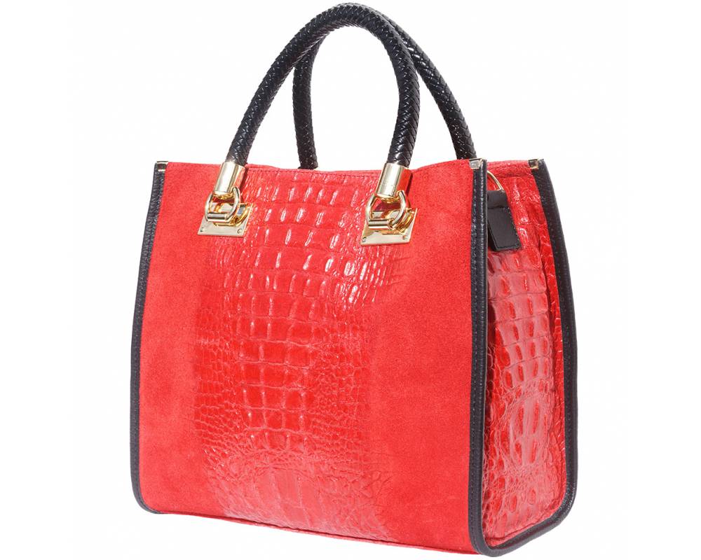 CCO Firenze Red Crocodile Handbag