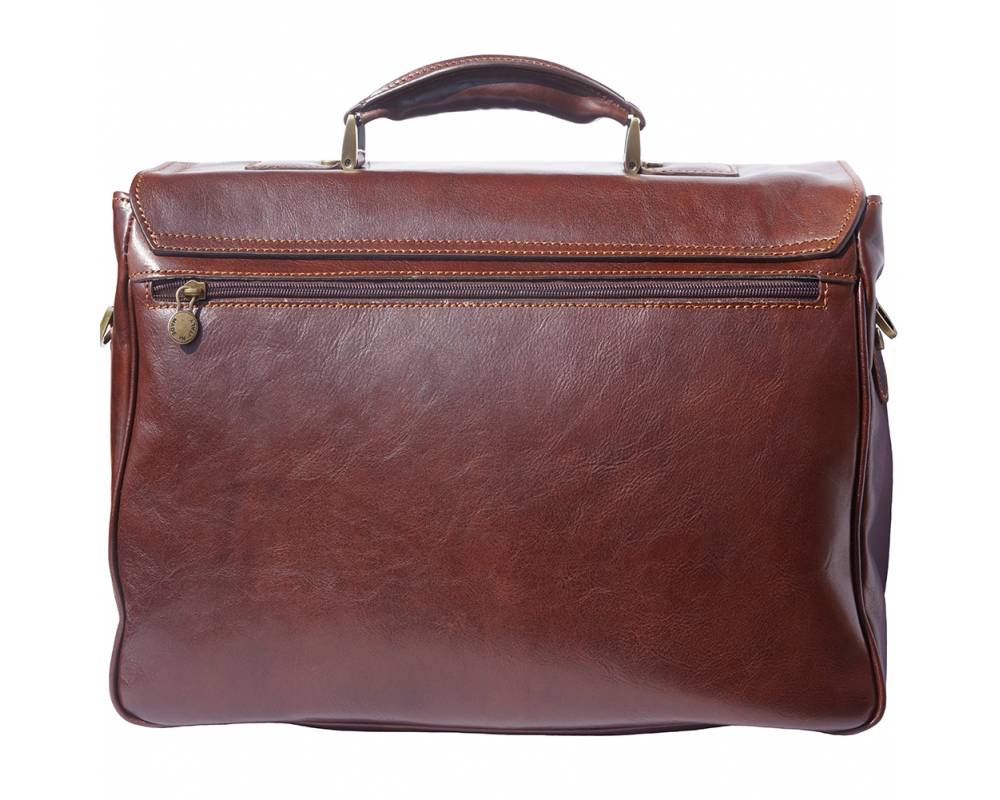 Business Briefcases Bag Italian Genuine Leather Hand made in Italy Florence 7627 