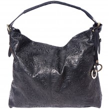 Debora leather shoulder bag