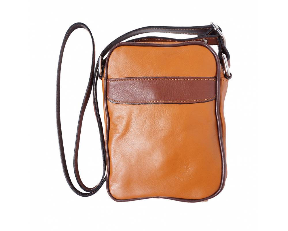 Brown Leather Crossbody Bag 'Baby Bon' by Conkca London – Pure Luxuries  London