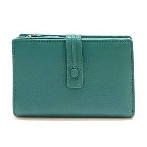 Flora leather wallet