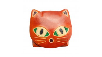 Cat leather Coin Purse
