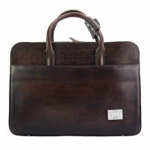 ZENOBI Leather Hand-bag - Stock